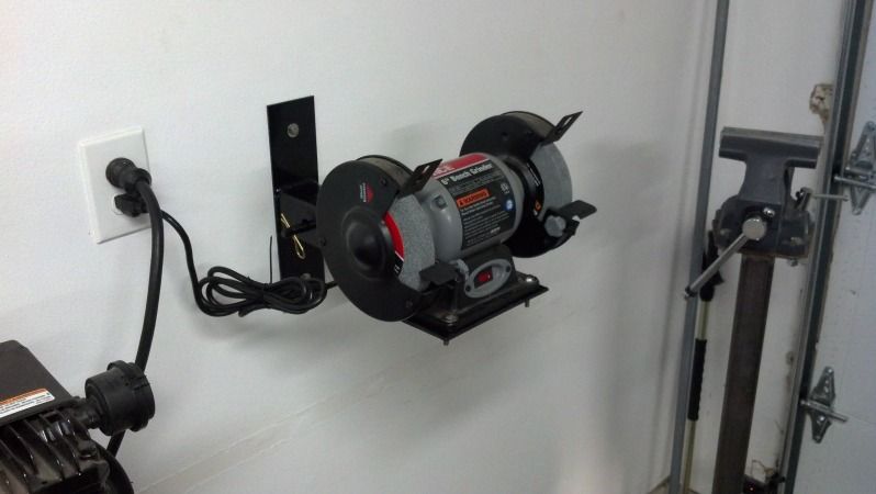 bench grinder mount